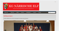 Desktop Screenshot of naerrische-elf.de